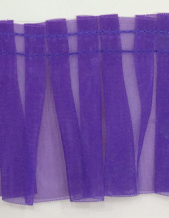 Plisado organza plisado de tul lila 13
