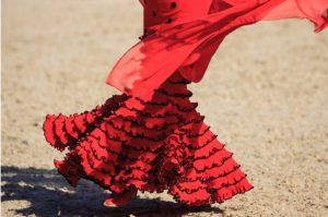 pasos para diseñar volantes flamenca