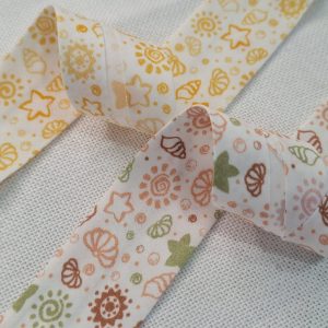 Cinta al bies de fantasía marina