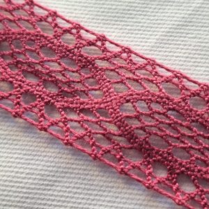 Encaje de punta de bolillo - #33#.Rosa fucsia