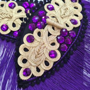 Hombreras Taurina morada